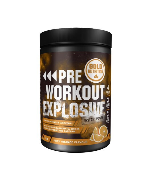 Pre-Workout Explosive 1 kg sabor Naranja GoldNutrition