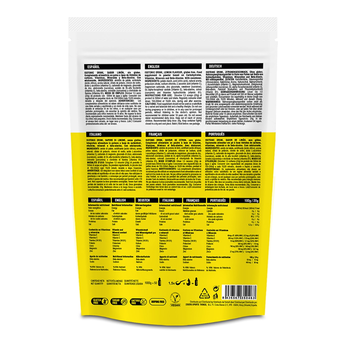 Isotonic Drink Limão - 1 kg 2