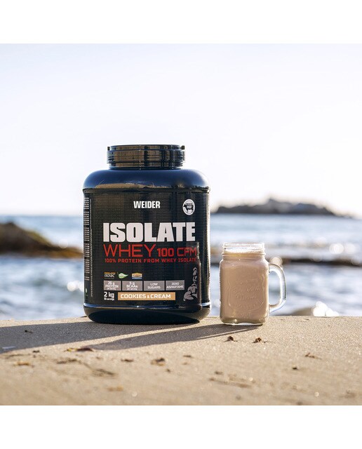 Proteína Isolate Whey 100 CFM 2 kg Cookies & Cream Weider 4
