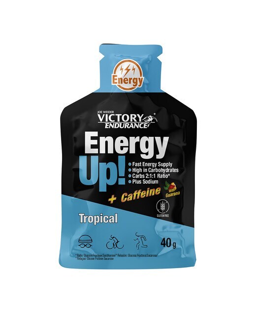 Gel Hidratos de carbono con cafeína Energy Up 40 g Tropical Victory Endurance
