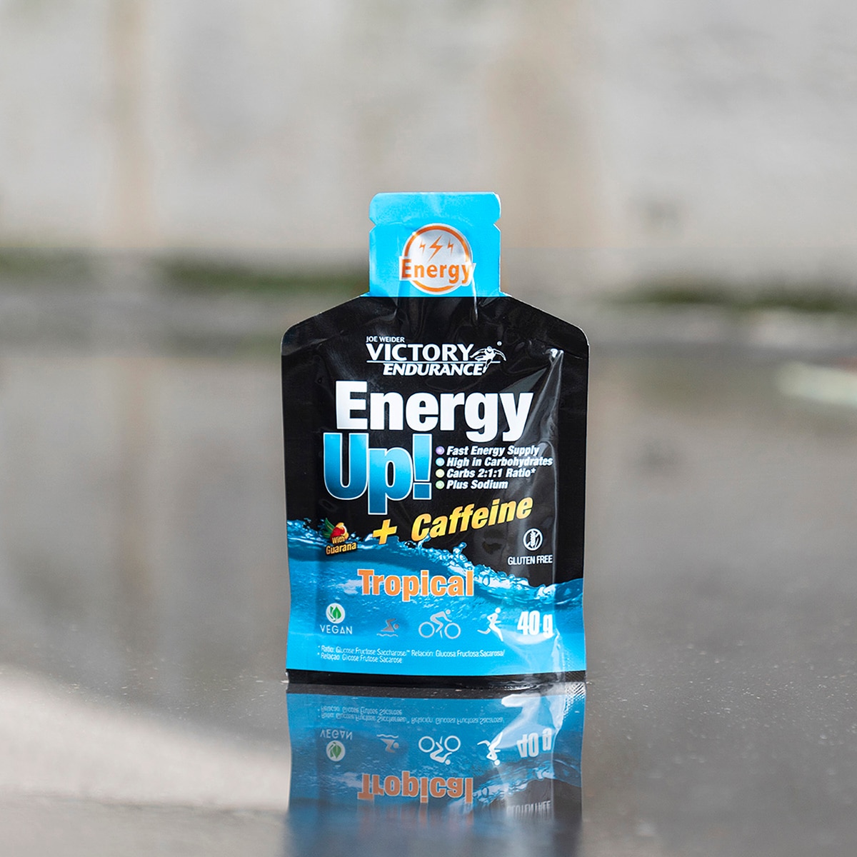Gel Hidratos de Carbono com Cafeína Energy Up Tropical Victory - 40 g 4