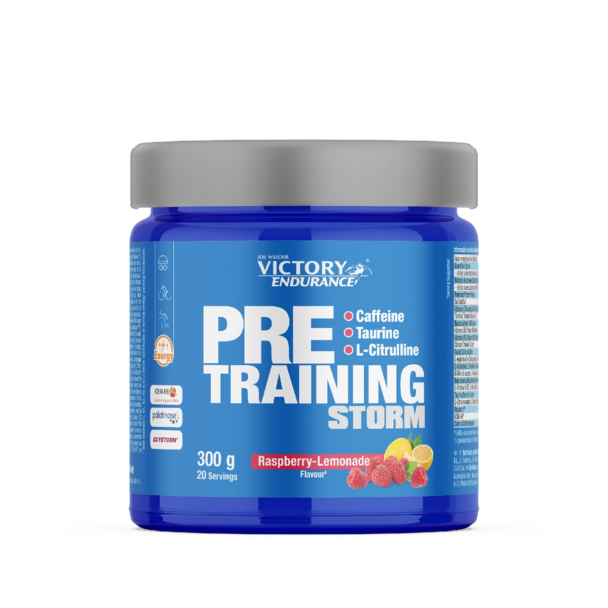 Energético Pre-Training Storm Limonada-Framboesa - 300 g 1