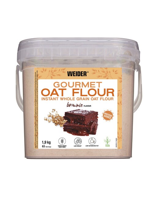 Farinha de Aveia Integral Gourmet Oat Flour Brownie Weider - 1,9 kg 1
