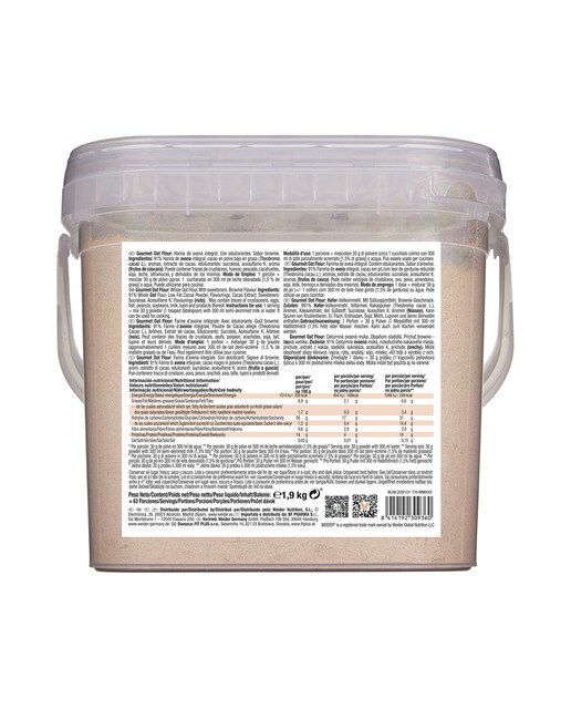 Farinha de Aveia Integral Gourmet Oat Flour Brownie Weider - 1,9 kg 2