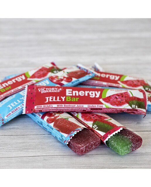 Barrita energética de gelatina Energy Jelly Bar 32g Melancia Victory Endurance 3