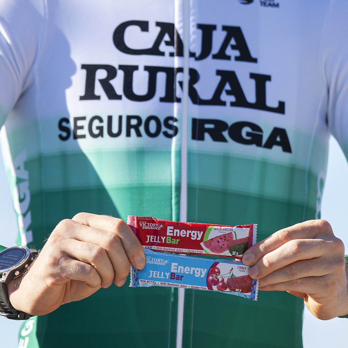 Barrita energética de gelatina Energy Jelly Bar 32g Melancia Victory Endurance 6