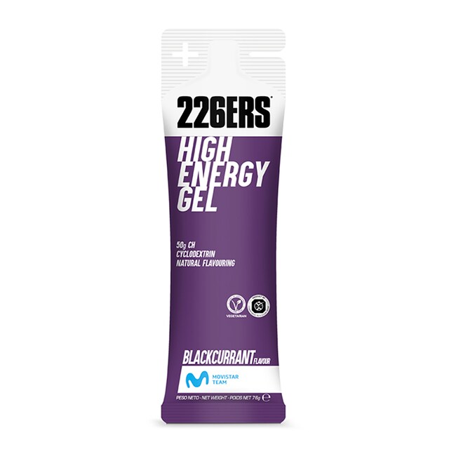 Gel energético High Energy Gel 60ml Blackcurrant 226ERS