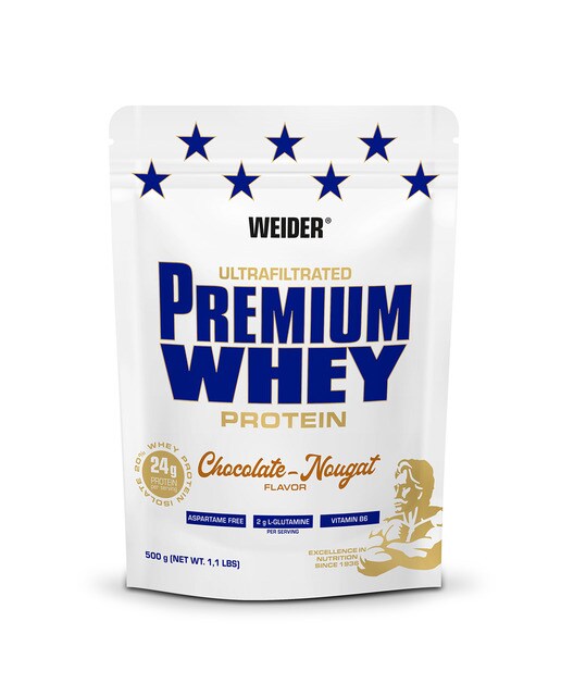 Proteína Whey 500 g Sabor Chocolate Weider Chocolate-1