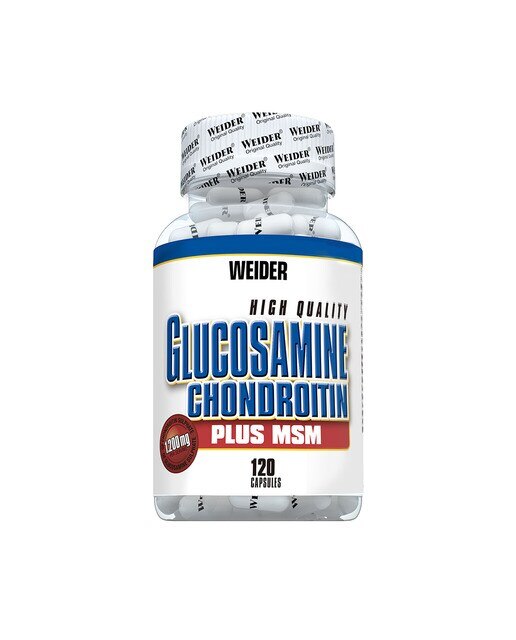 Glucosamine Chondroitine + MSM 120 Cap Weider 1