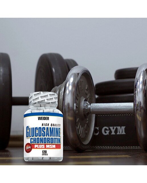 Glucosamine Chondroitine + MSM 120 Cap Weider 3