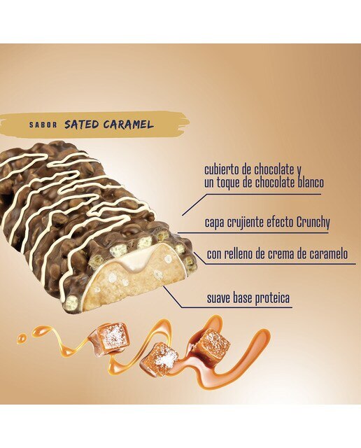 Barrita Proteica Yippie 70 g Sabor Caramelo Weider Caramelo-4