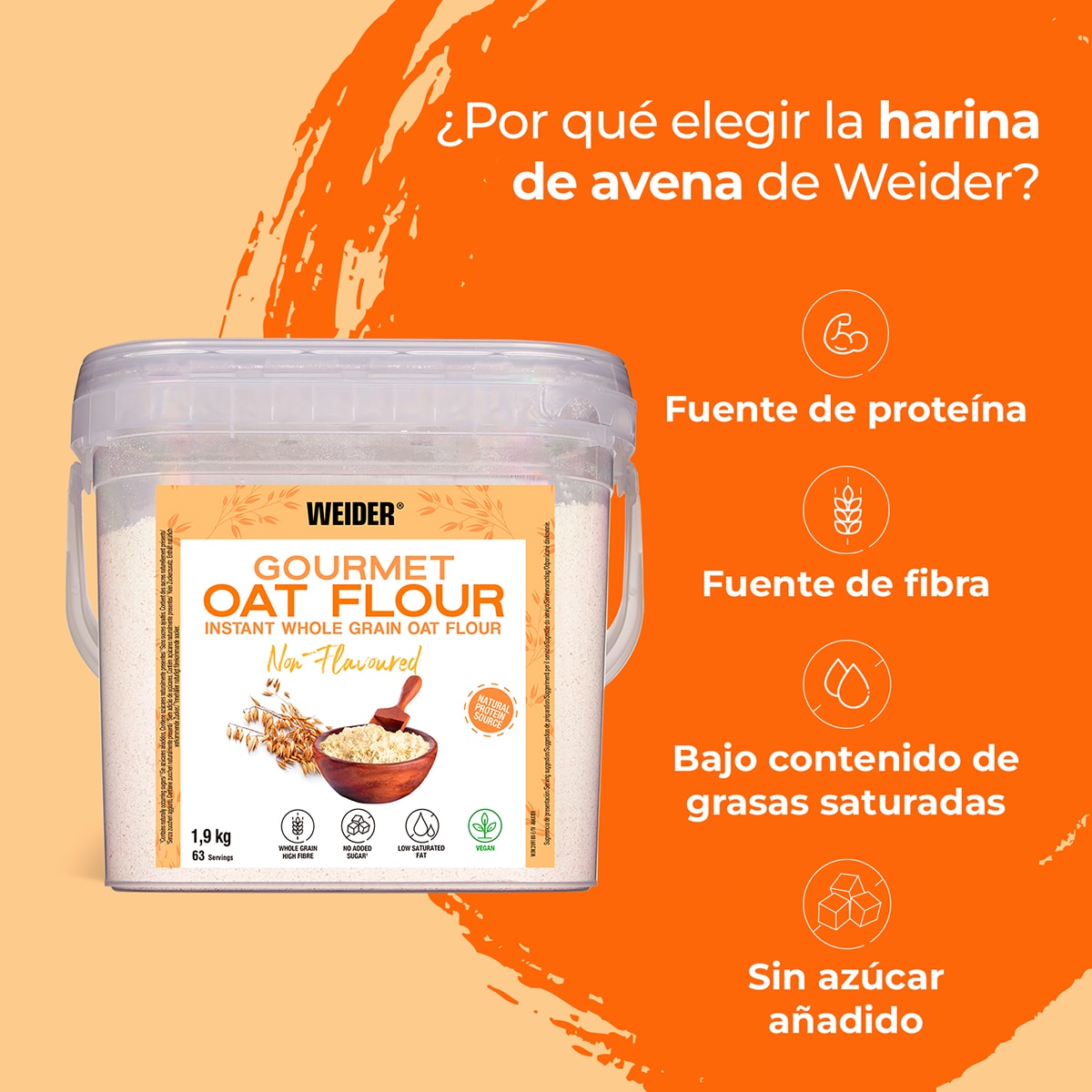 Gourmet Oat Flour Weider 5