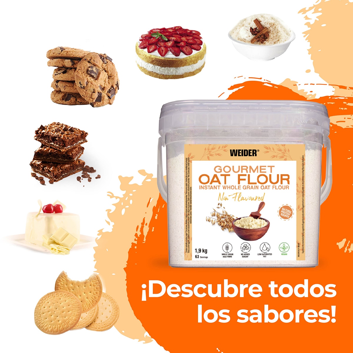 Gourmet Oat Flour Weider 9