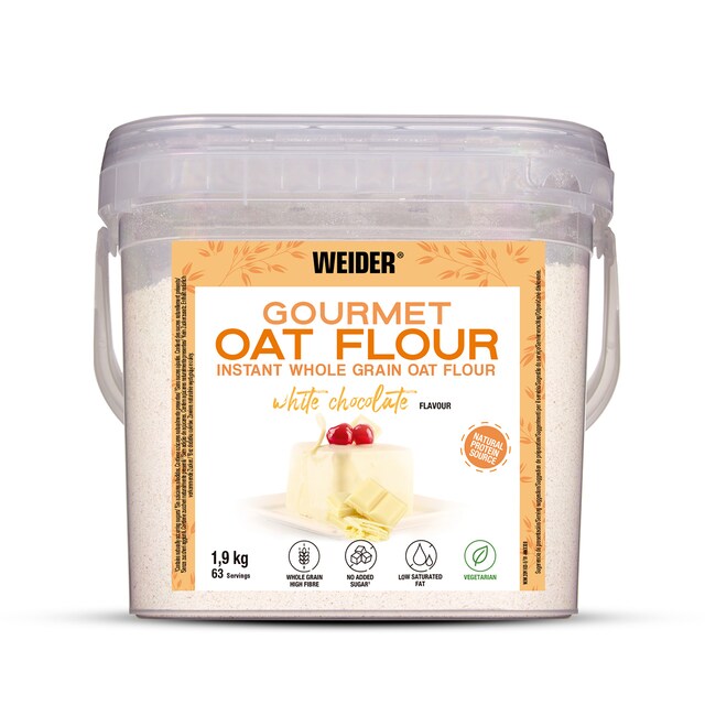Imagem 0 de Gourmet Oat Flour Sabor Chocolate Branco Weider