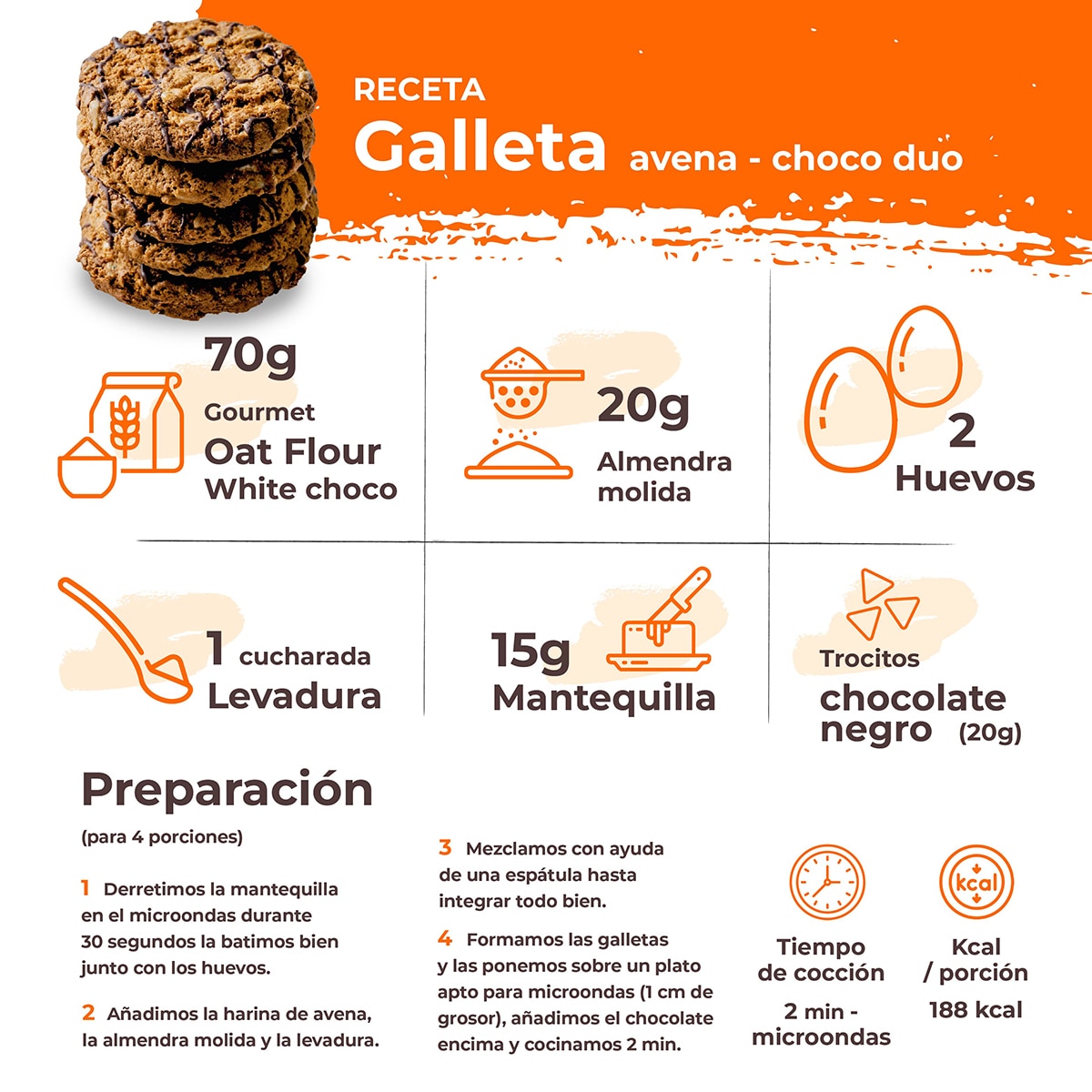 Gourmet Oat Flour Sabor Chocolate Branco Weider 7