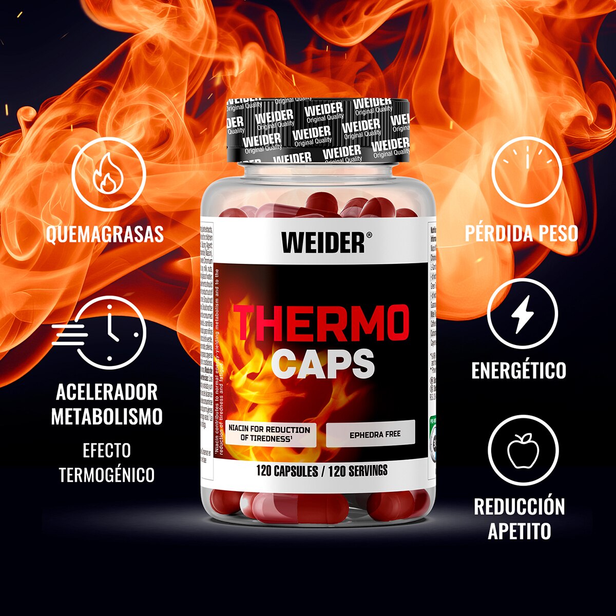 Pack Duo Thermocaps 2x 120 Weider 3