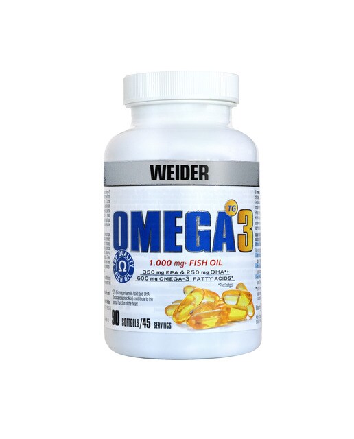 90 Cápsulas Omega 3 Weider 1