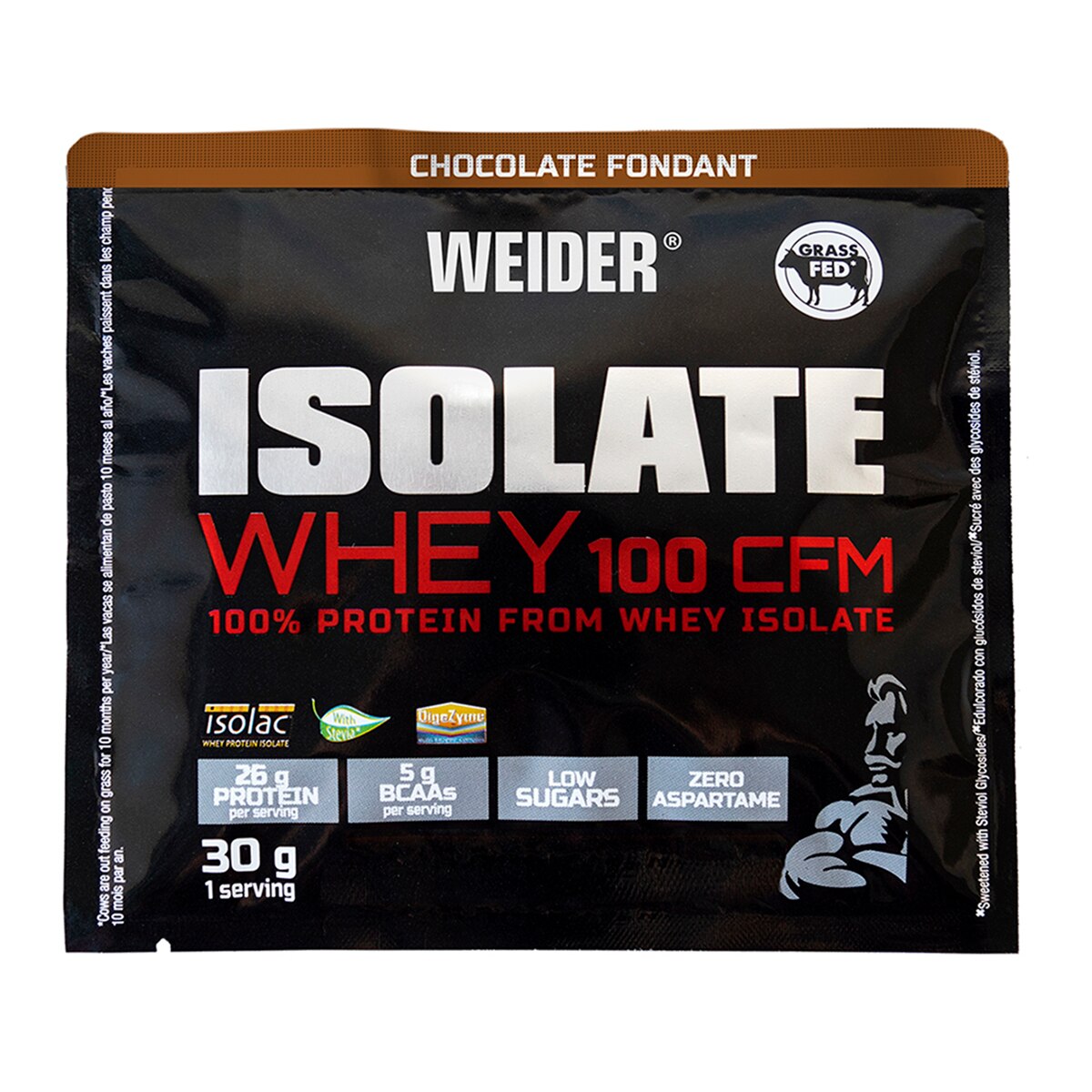 Caixa de Proteínas 18 X 30 G Isolate Whey Sabor Chocolate 2
