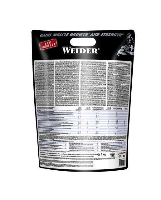 Mega Mass 4000 Sabor Baunilha 4 KG Weider Baunilha-2
