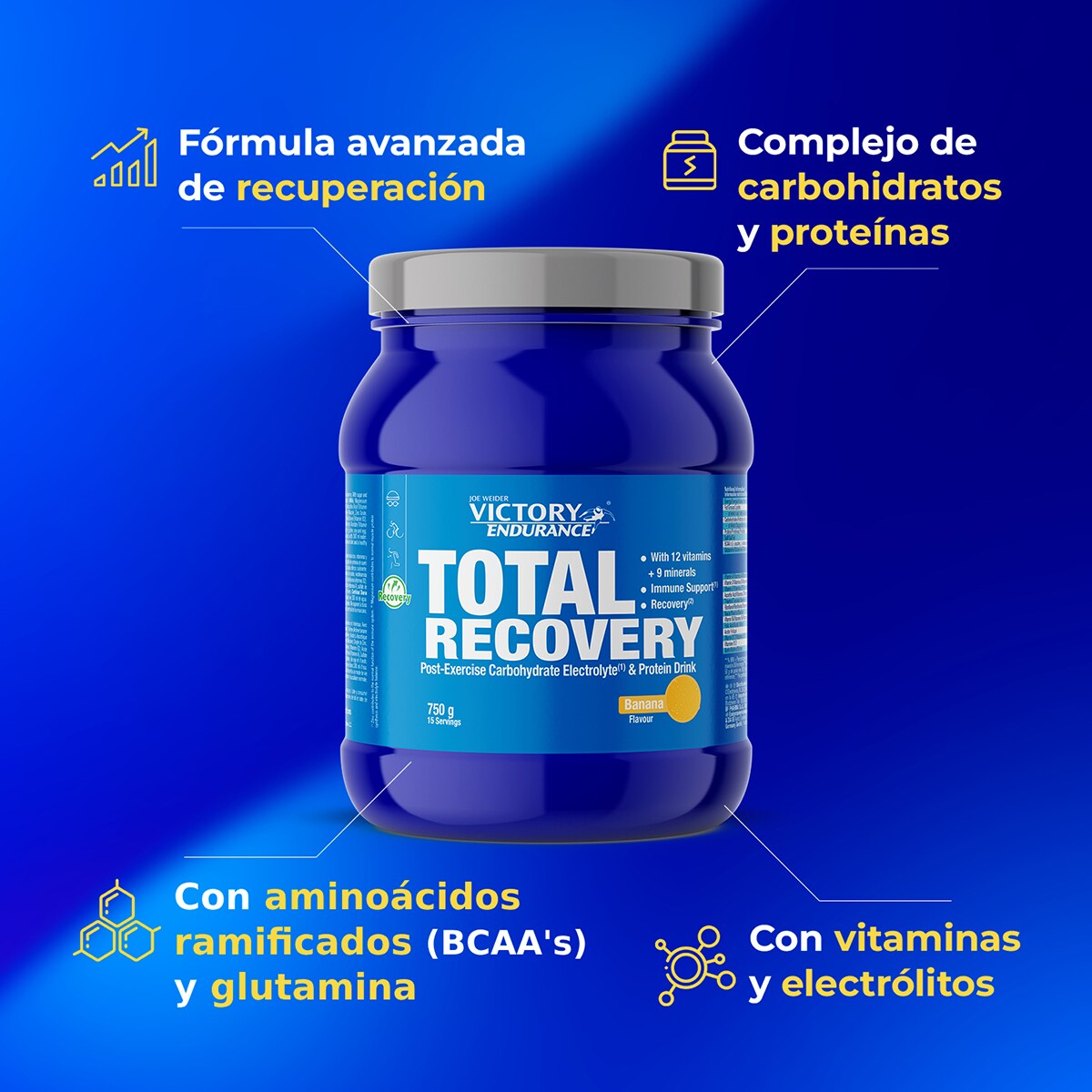 Total Recovery Sabor Banana - 750 g 3