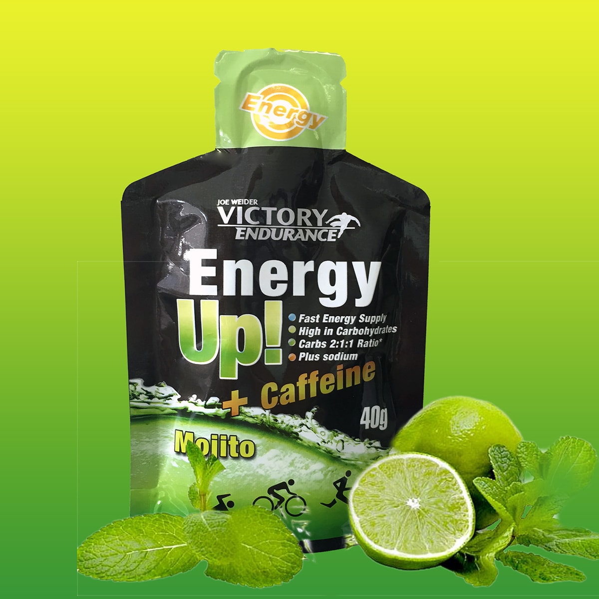 Gel Energético Energy Up Com Cafeína Sabor Mojito - 40 g 4