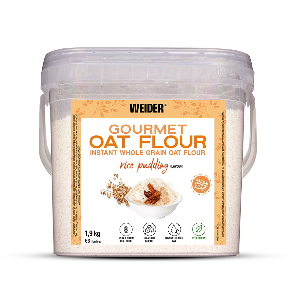 Imagem 0 de Gourmet Oat Flour Sabor Arroz Doce Weider