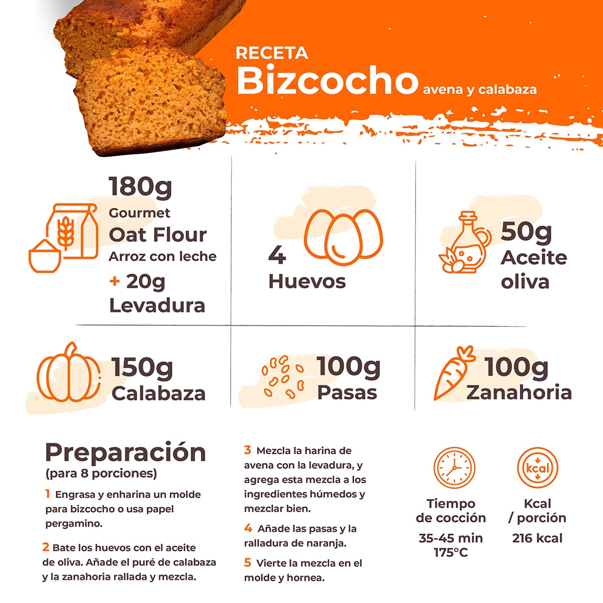 Gourmet Oat Flour Sabor Arroz Doce Weider 4