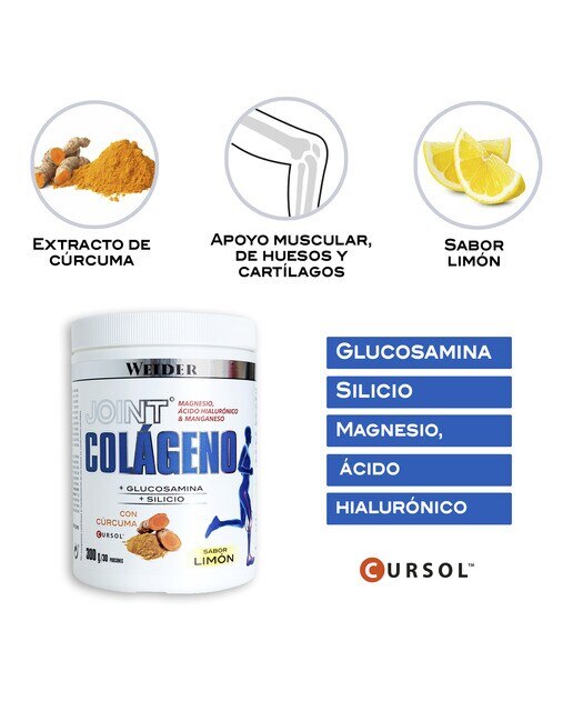 Joint Collagen 300 g Sabor Limão Weider Limão-2