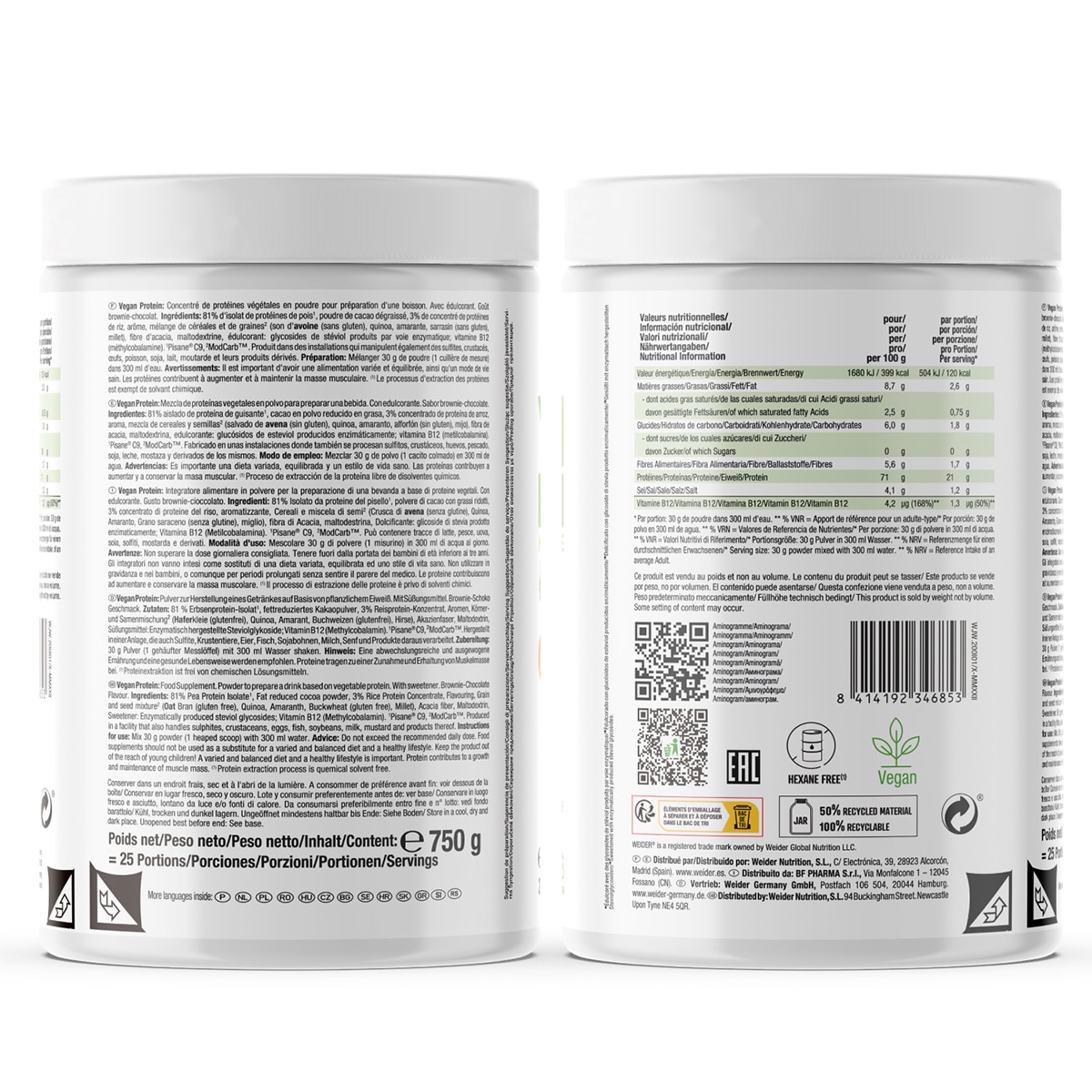 Vegan Protein Chocolate - 750 g 2