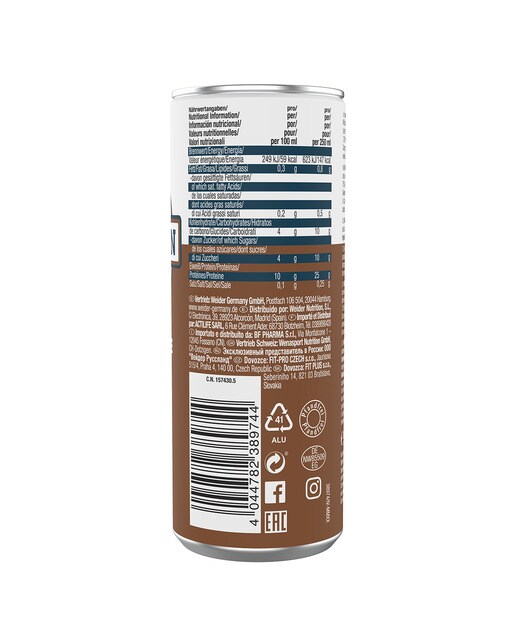 Milk Protein Shake Chocolate - 250 ml 3
