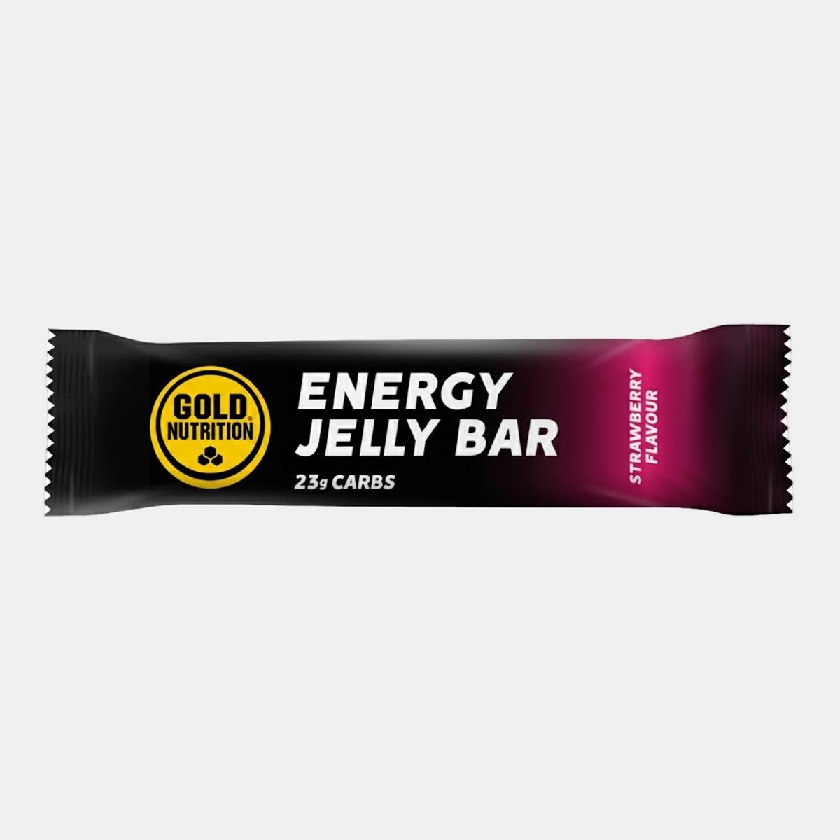 GoldNutrition - Barra Energética Gelatina Total Energy Sabor Fresa GoldNutrition.