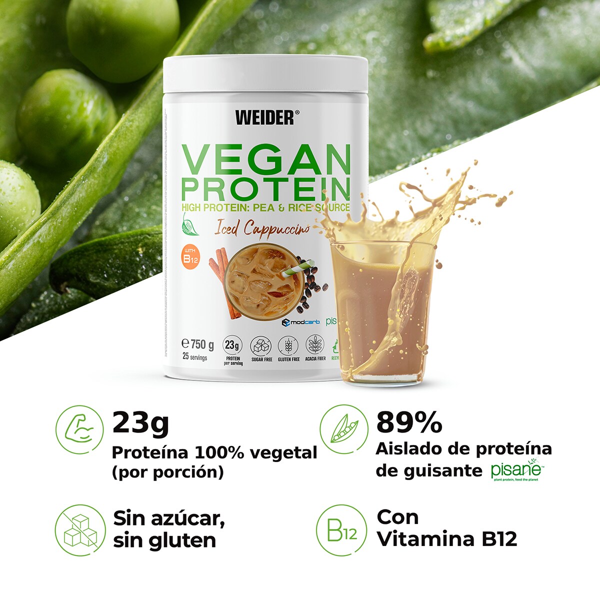 Vegan Protein Capuccino - 750 g 6