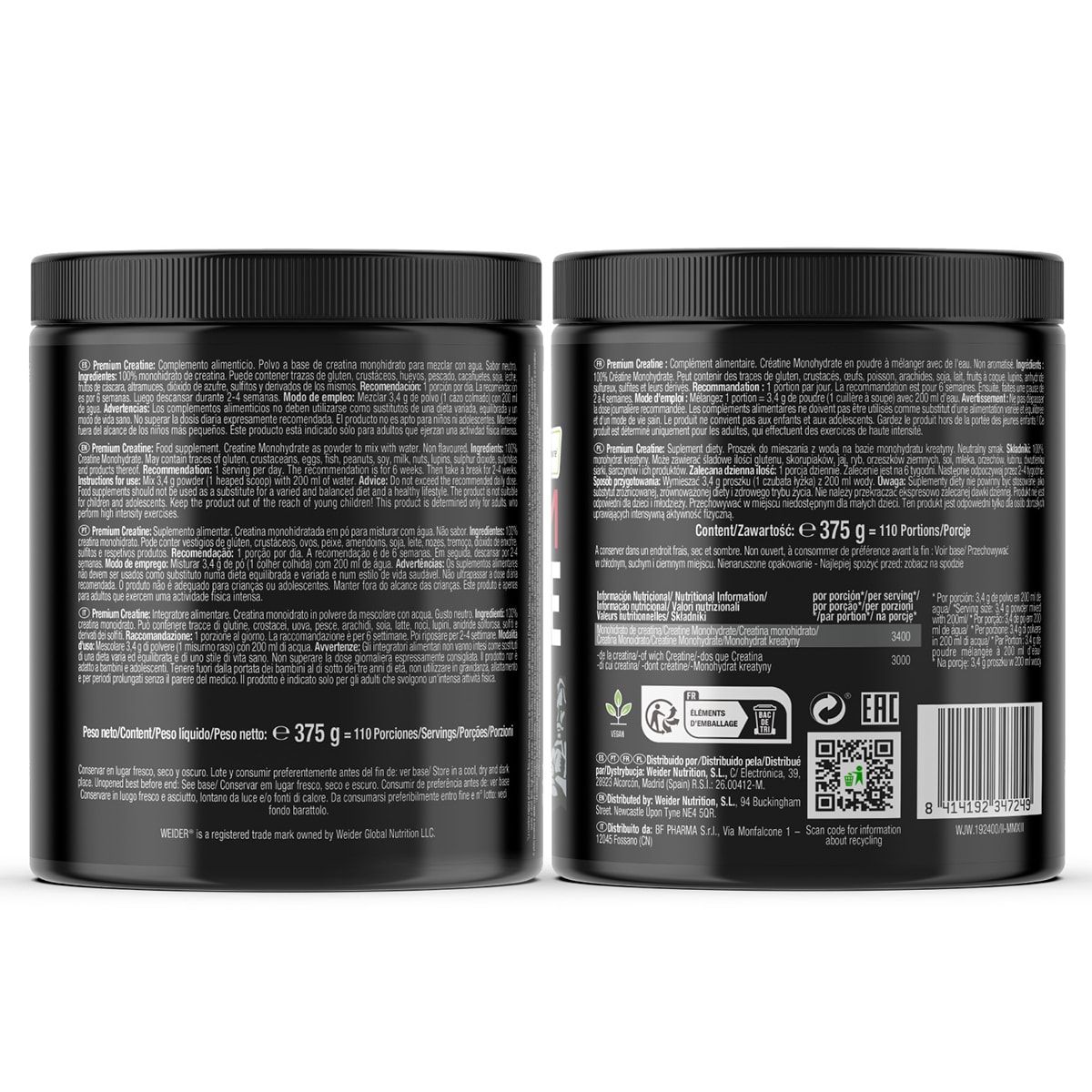 Creatina em Pó Creapure - 375 g 2