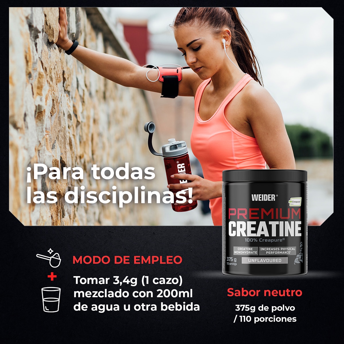Creatina em Pó Creapure - 375 g 7