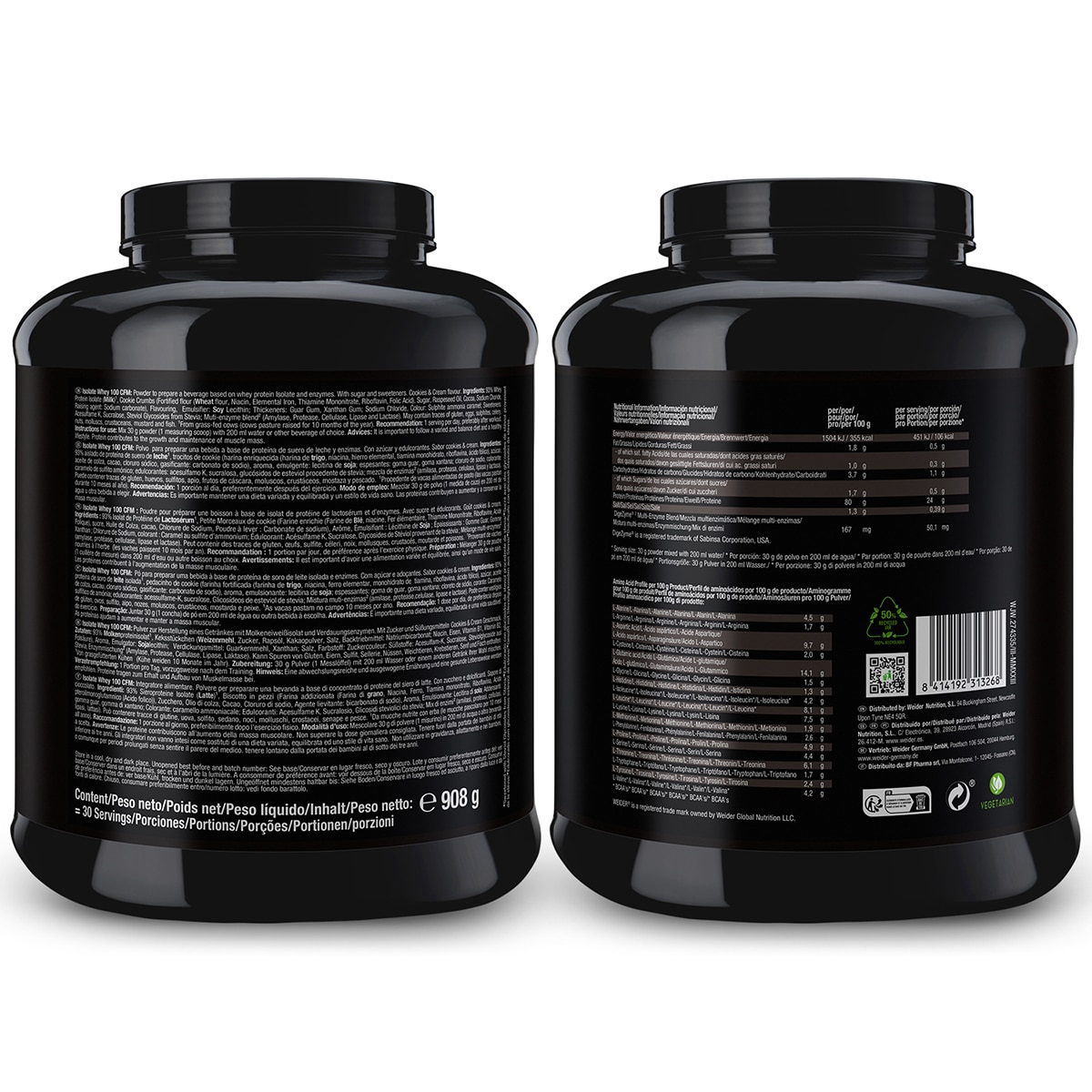 Isolate Whey 100 CFM Cookie - 908 g 2