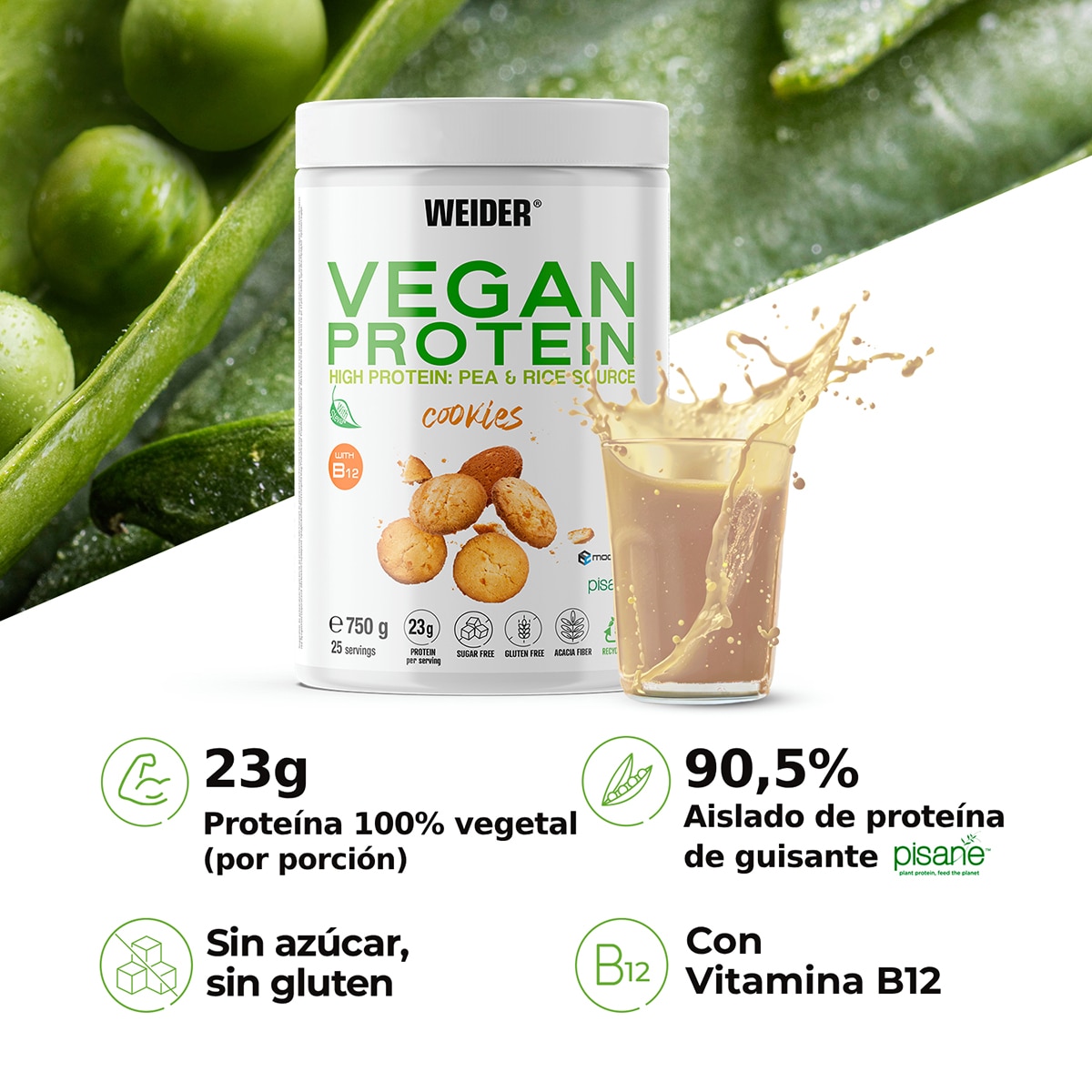 Vegan Protein Cookies - 750 g 3