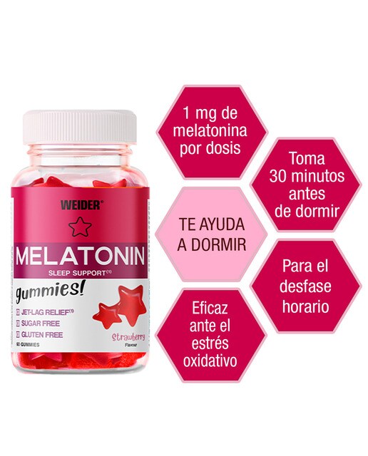 Frasco de Gomas Melatonin Morango-4