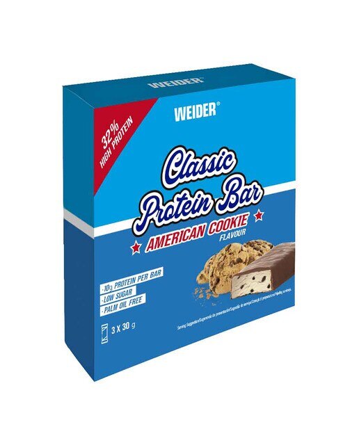 Pack de 3 Pares de Barritas Proteicas Sabor American Cookie Chocolate-1