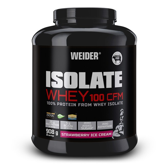 Isolate Whey 100 CFM 908g Fresa Weider