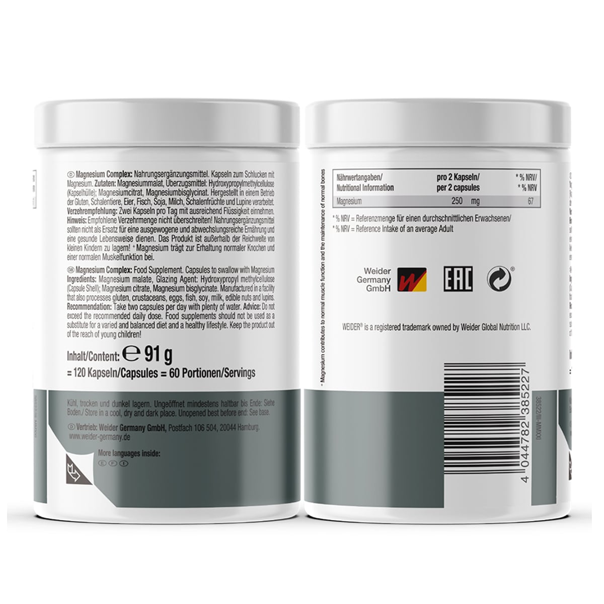 Magnesio Complex Weider 2