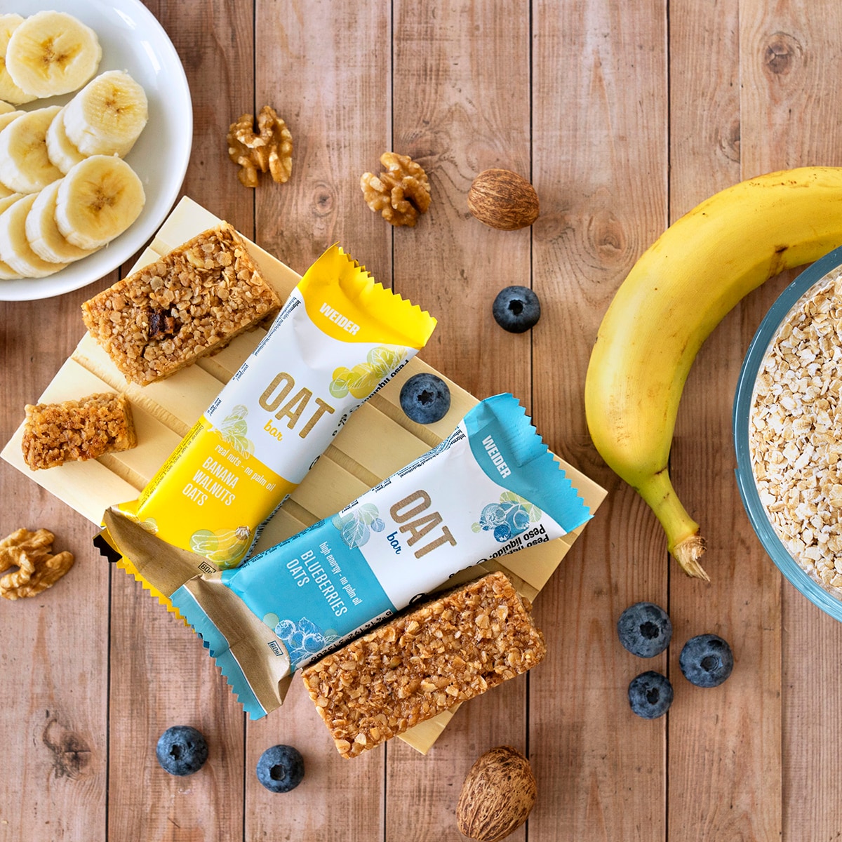 Oat Bar Blueberry 60G Weider 4