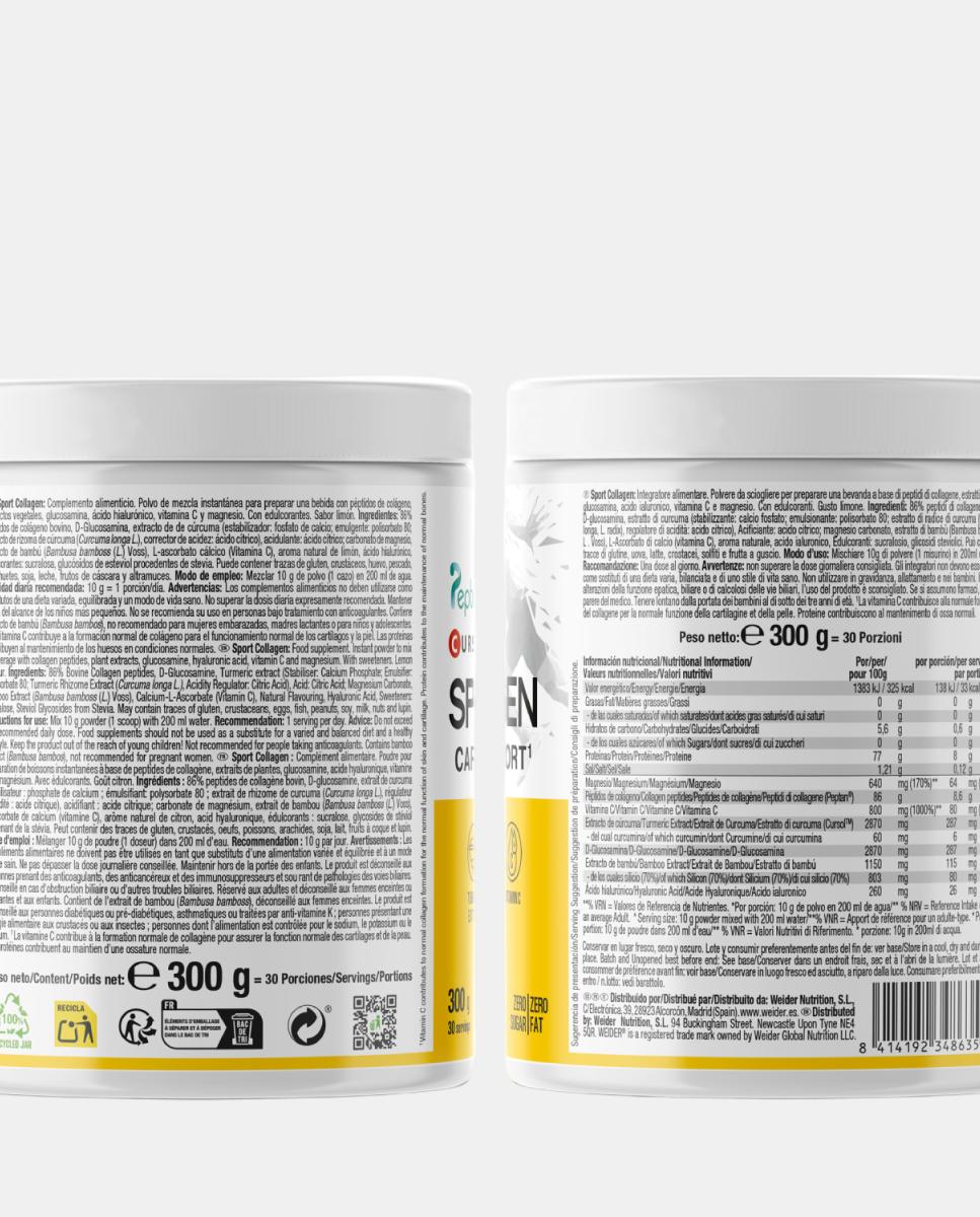 Sport Collagen 300G Limão Weider Branco-2