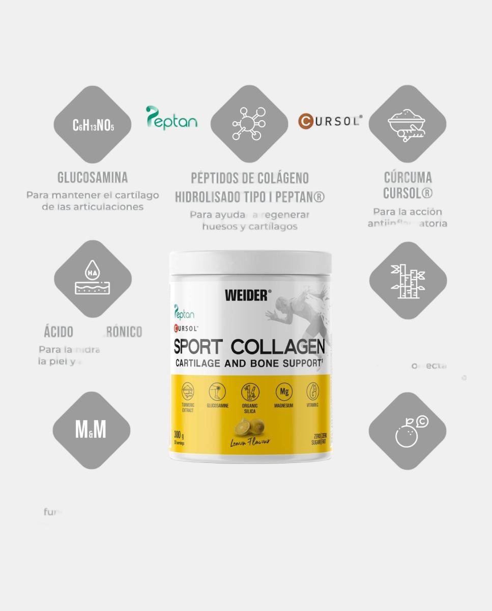 Sport Collagen 300G Limão Weider Branco-4