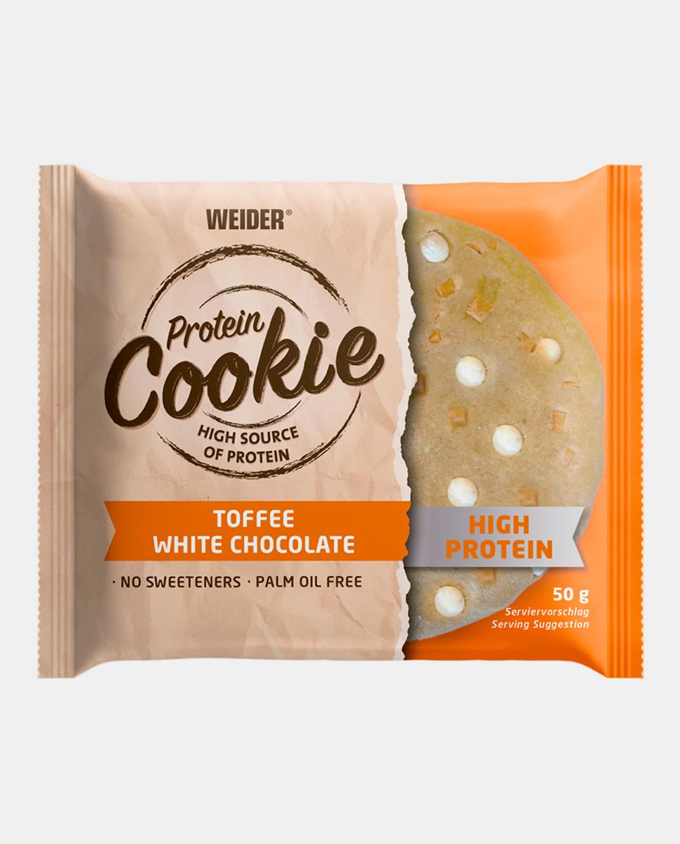 Weider - Galletas de Proteína Toffee - Chocolate Blanco Weider.