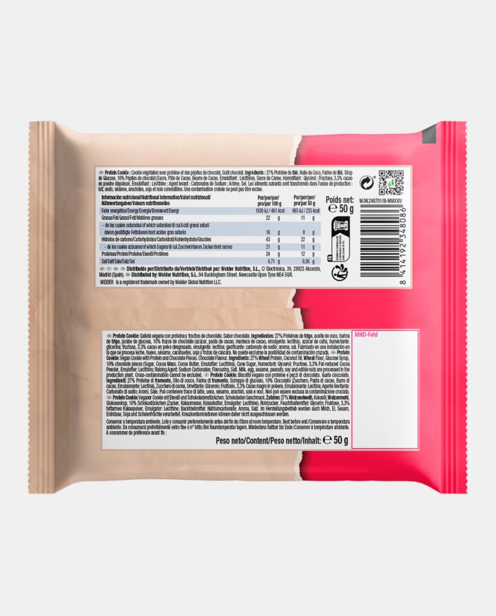 Bolacha de proteína duplo choco 50G Weider 2