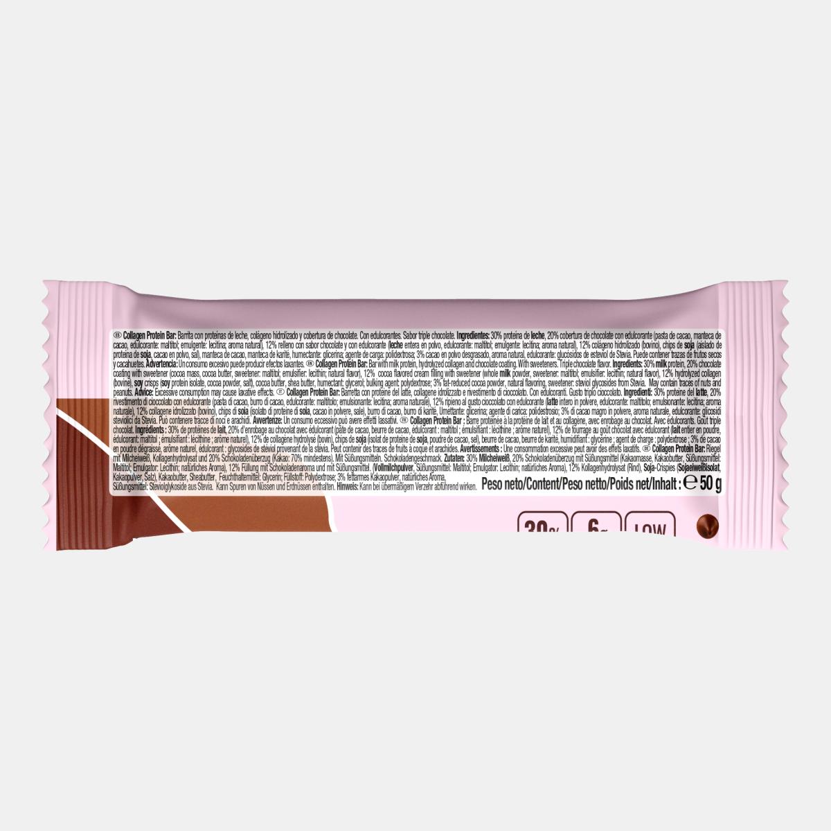 Barrita de colagénio rica em proteínas BETTY'S COLLAGEN PROTEIN BAR de WEIDER Castanho-2