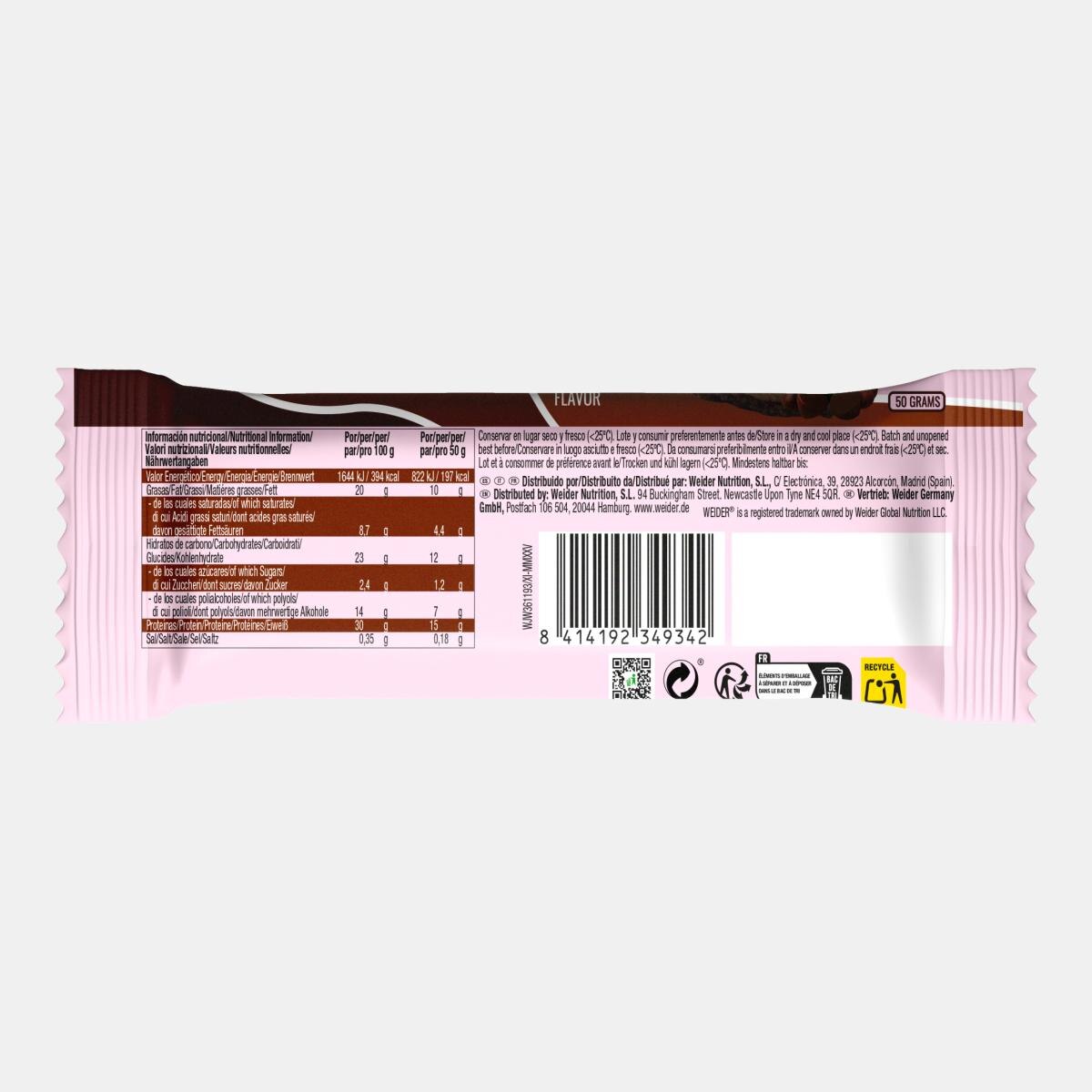 Barrita de colagénio rica em proteínas BETTY'S COLLAGEN PROTEIN BAR de WEIDER Castanho-3
