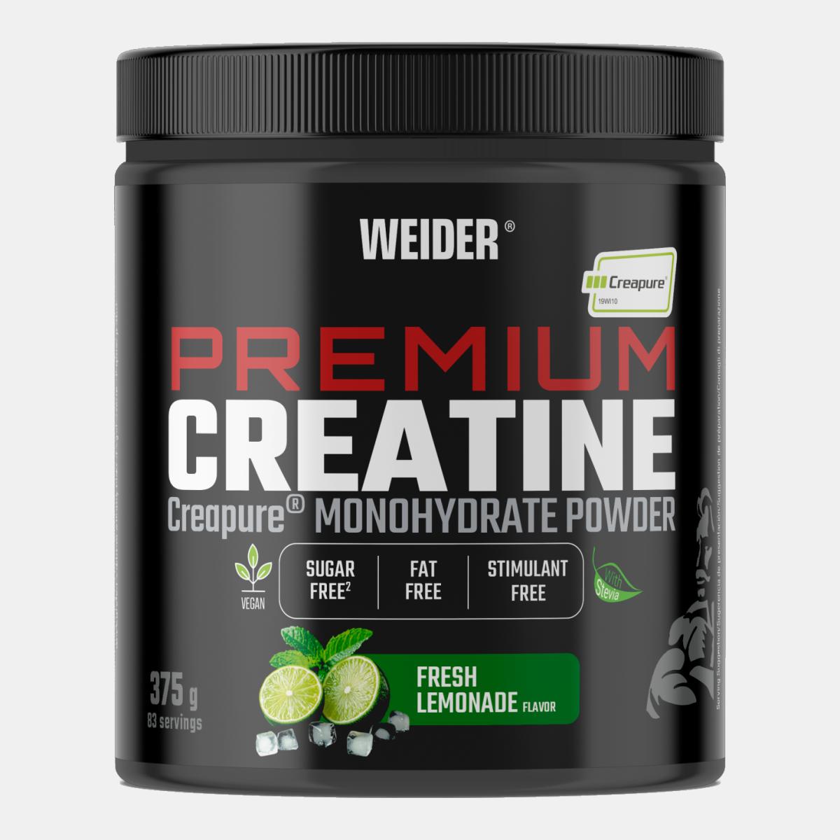 Imagem 0 de Creatina monohidrato 100% Creapure Premium Creatine 375g Fresh Lemonade de Weider