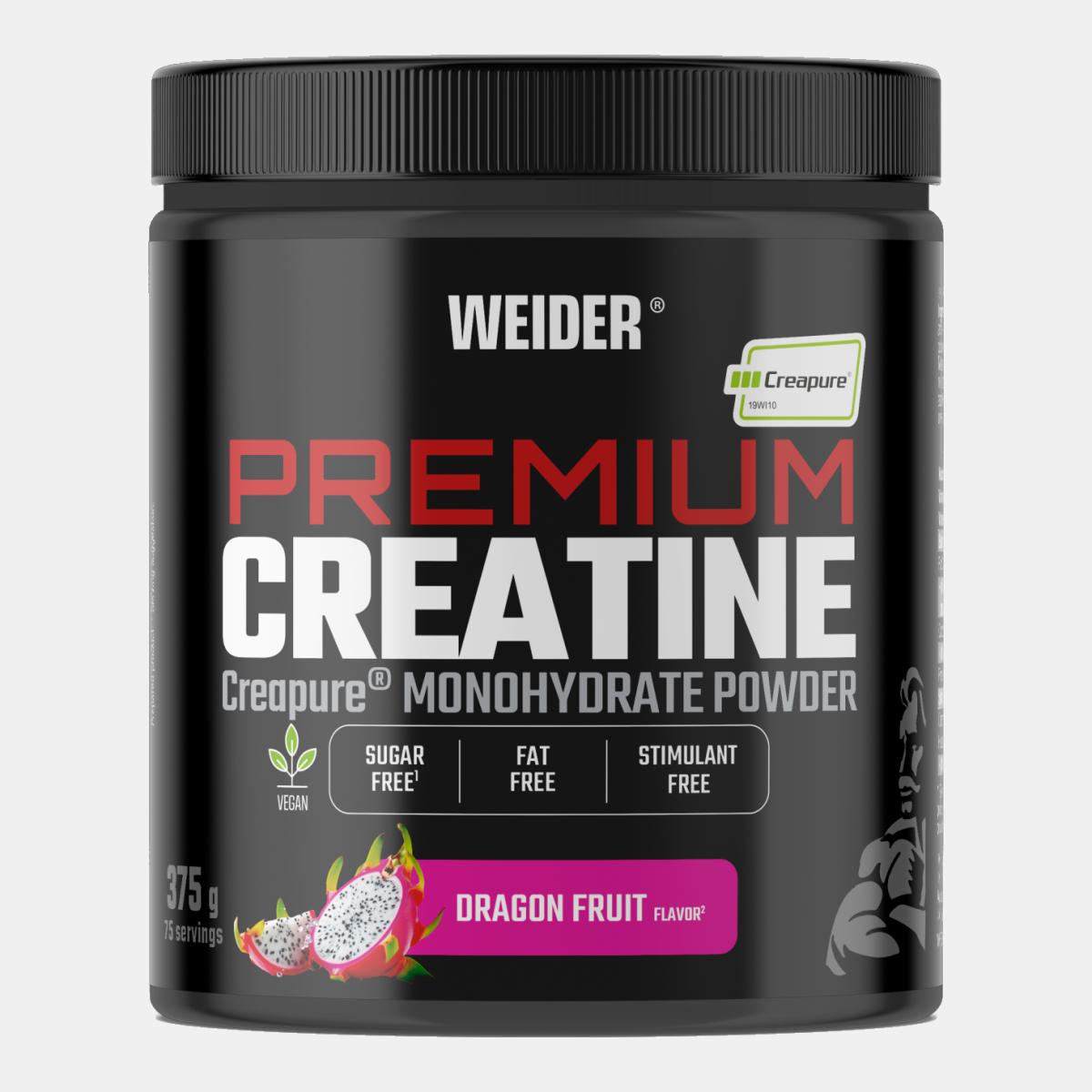 Imagem 0 de Creatina monohidrato 100% Creapure Premium Creatine 375g Tropical Dragonfruit Weider