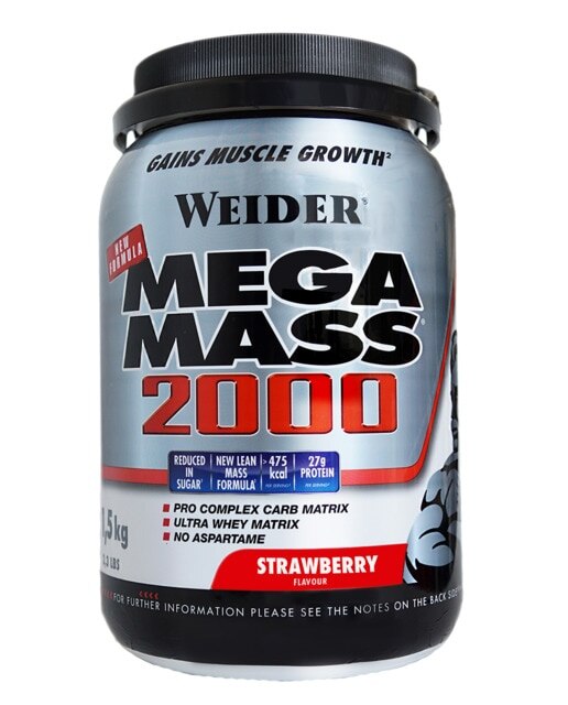 Mega Mass 2000 1,5 kg sabor Baunilha Mega Mass 1